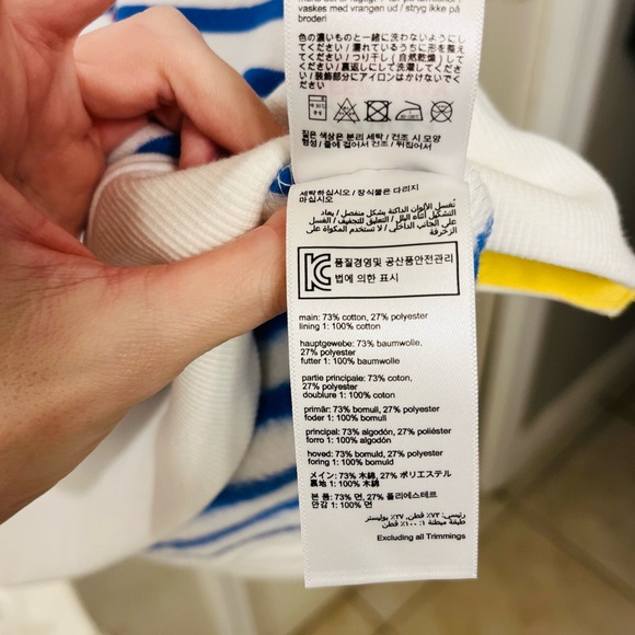 NWT Joules Rowley Embroidered Hoodie in “Blue Dogs Stripe” - Picture 11 of 16